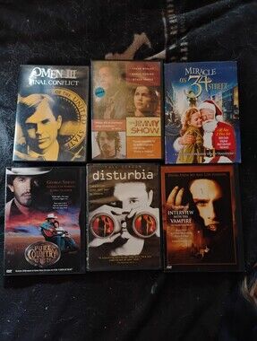 6 Six DVDs Various Titles Various Genres Bundled Lot Good - Excellent Condition